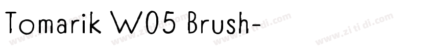 Tomarik W05 Brush字体转换 Tomarik W05 Brush字体转换